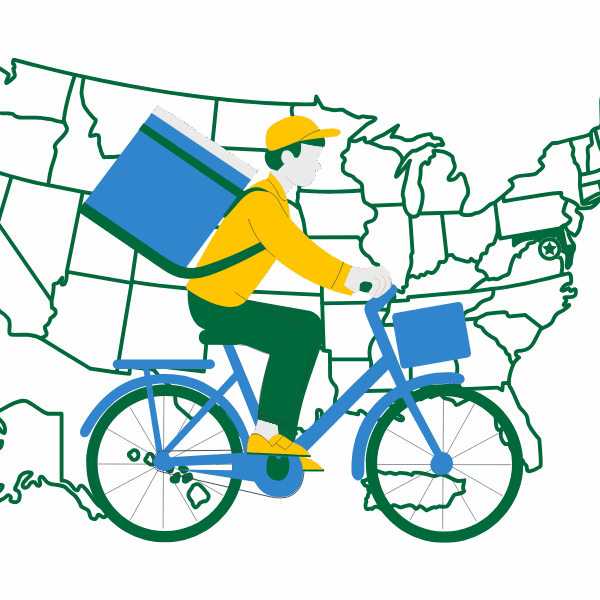 Offering Bicycle and E-Bike Delivery in US Cities