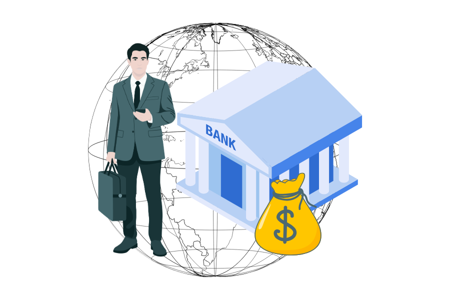 Non-resident entrepreneur applying for a US business bank account remotely in 2026