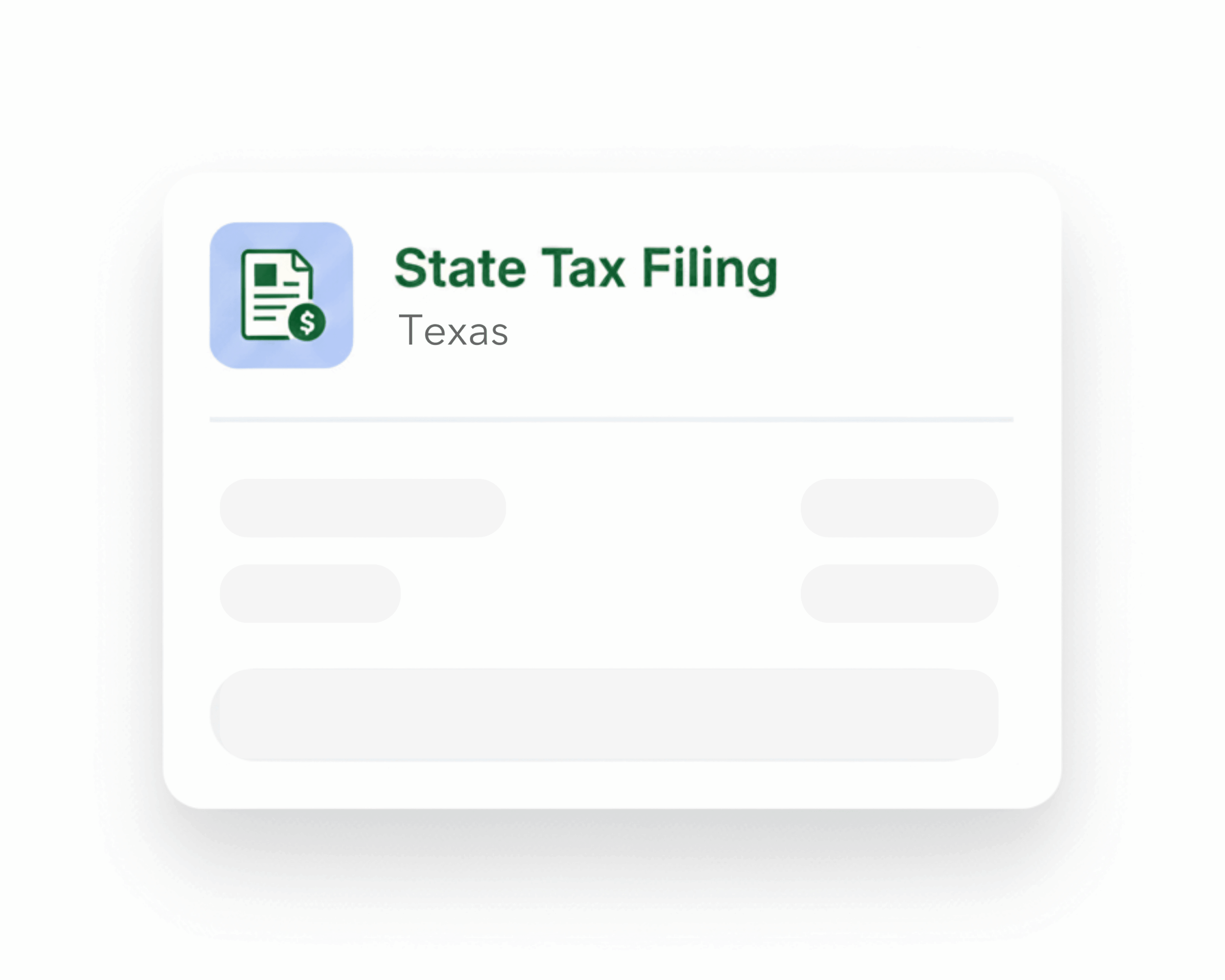 Tax filing included